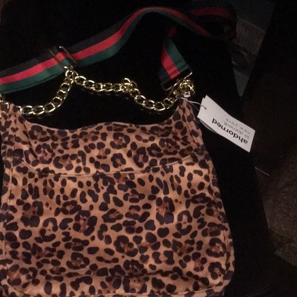 Handbags - Leopard print messenger bag